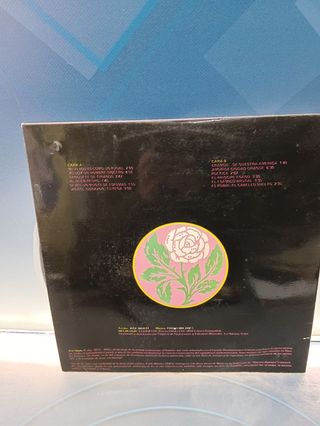 disco LP vinilo Pablo Milanés – Canta A José Marti - Mi Verso Es Como Un Puñal -LP, Album 1977, Spain