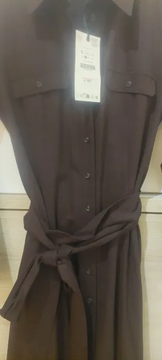 Vestido camisero con cinturon ZW Collection