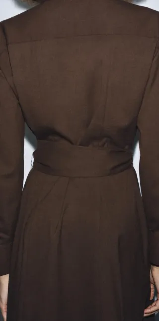 Vestido camisero con cinturon ZW Collection