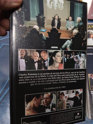 4 películas, VHS, Jack Nicholson LA FUERZA DEL CARIÑO, EL HONOR DE LOS PRIZZI,  y mas