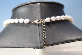 Collar gargantilla caballito de mar de cristal. Bisutería.