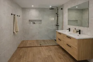 Cambio bañera por ducha y reforma baño