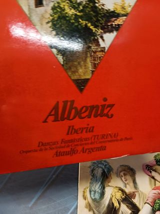 4 discos, LPs, vinilos, MÚSICA CLÁSICA, ALBENIZ, CONCIERTO DE ARANJUEZ y mas