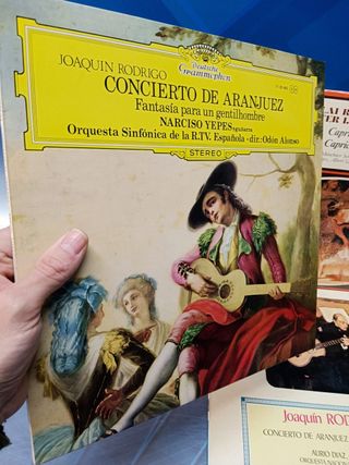 4 discos, LPs, vinilos, MÚSICA CLÁSICA, ALBENIZ, CONCIERTO DE ARANJUEZ y mas