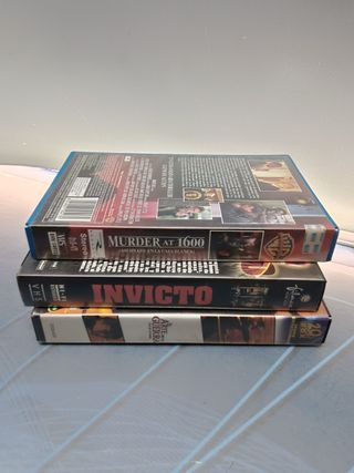 3 películas VHS , especial Wesley Snipes