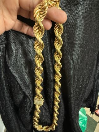 Cadena Cordón Oro 18k Gruesa