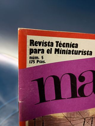 Revista técnica para el miniaturista MAQUETA nº5 y nº6 - 1978
