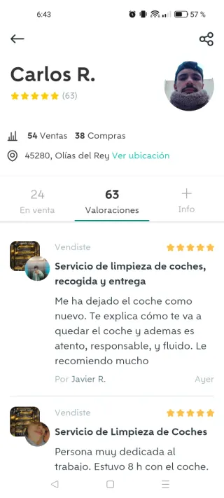 Limpieza de coches con pelos