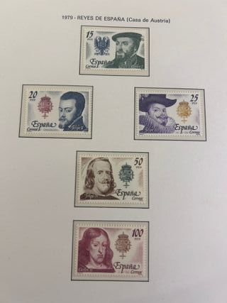 2 series Sellos 1979 Reyes Casa de Austrias (#5)