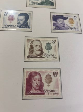 2 series Sellos 1979 Reyes Casa de Austrias (#5)