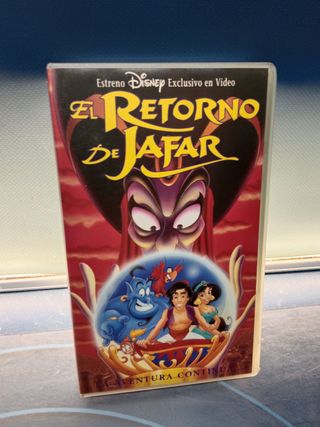 PELÍCULAS VHS, Aladdin + El Retorno de Jafar (Walt Disney)