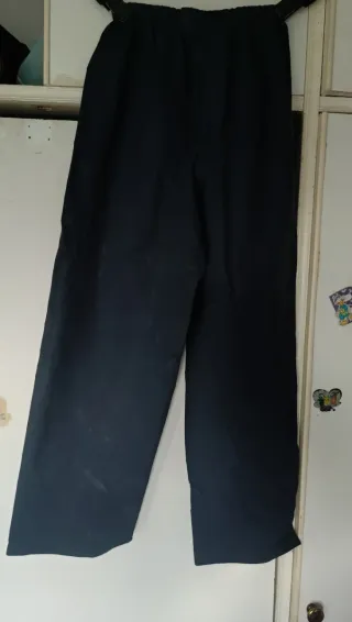 Pantalón impermeable azul talla S