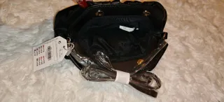 Bolso Clutch Negro Piel Sintética