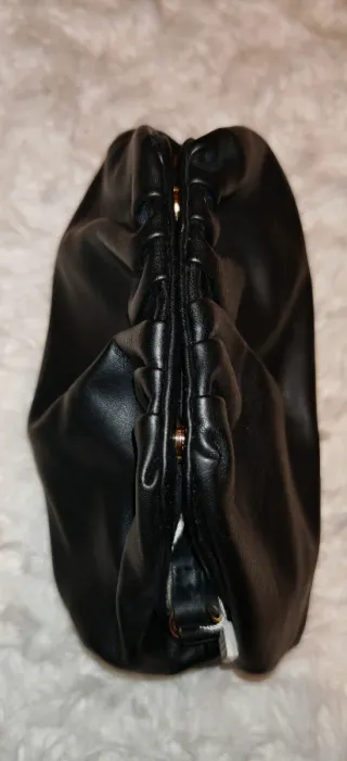 Bolso Clutch Negro Piel Sintética