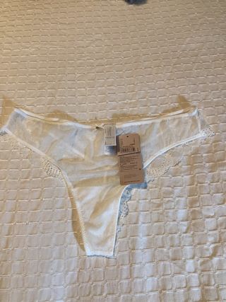 Lote 3 tangas encaje woman secret nuevas encaje