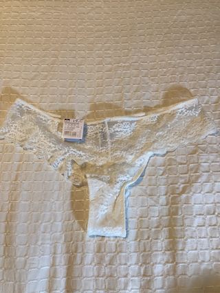 Lote 3 tangas encaje woman secret nuevas encaje