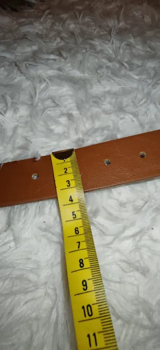 Cinturón hebilla perlas 95 cm