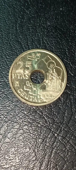Moneda 25 Pesetas Melilla 1497-1997