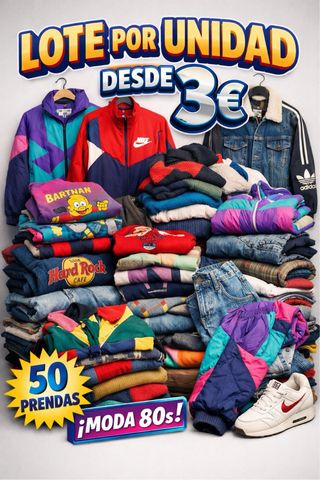 Lote Ropa Vintage  Desde 3€/unidad