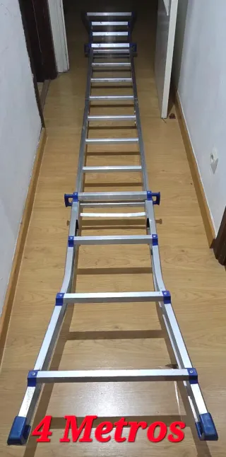 Escalera Multiusos Aluminio Plegable