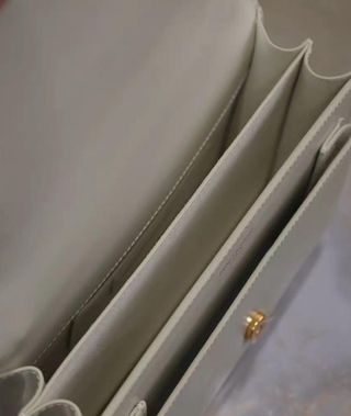 Bolso Saint Laurent Solferino Blanco Dorado