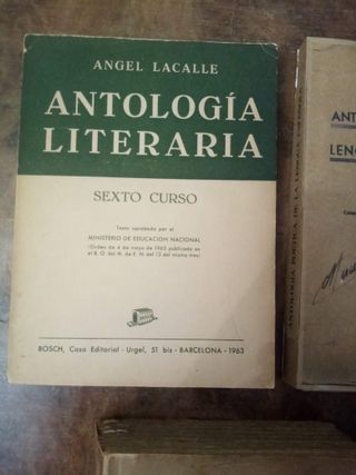 Lote. literatura. 5 libros. 4ª entrega