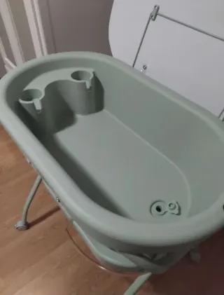 Bañera cambiador bebé con estampado