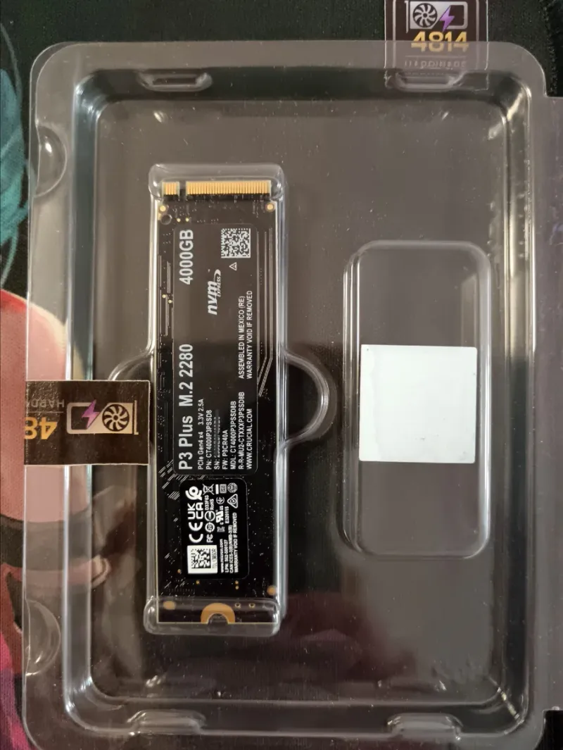 NVME 4TB Crucial P3 Plus Gen 4 afbeelding 3