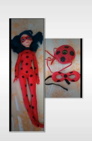Bambola Lady Bug con accessori