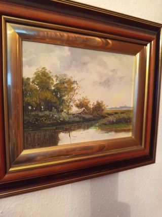 Cuadro clásico marco antiguo finales S.XX