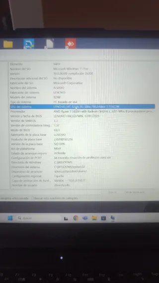 Lenovo LOQ RTX 3050Ti Ryzen 7 16GB RAM