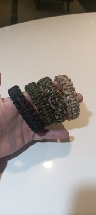 Pulseras Paracord Ajustables