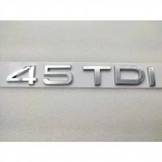 Emblema Logo AUDI 4.5 TDI plata