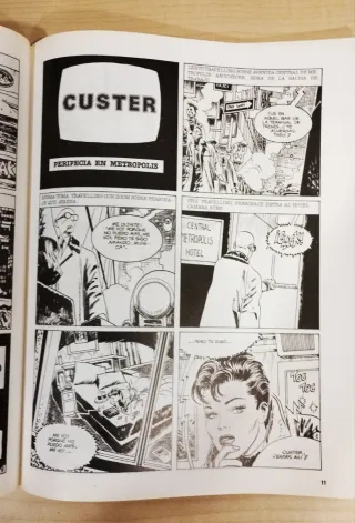 CUSTER. Cómic de Carlos Trillo y Jordi Bertnet.