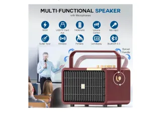 Equipo Karaoke con 2 Micrófonos