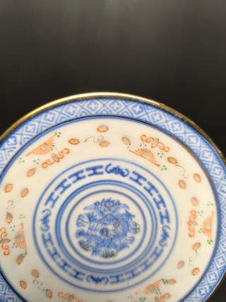 6 Pires Bago de Arroz Dragão Porcelana China