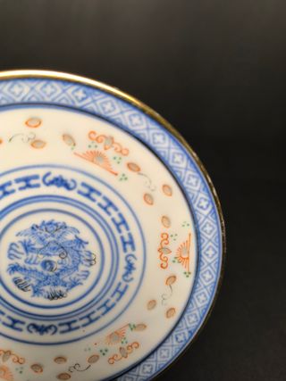 6 Pires Bago de Arroz Dragão Porcelana China