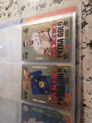 Panini Extra Gold Mbappé y Lamine Yamal