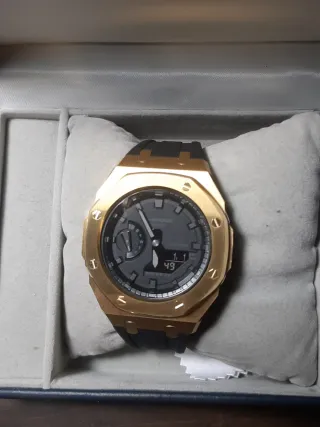 Casio GA2100 Mod AP Royal Oak Gold stainless steel