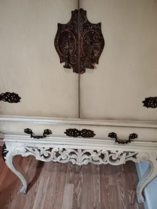 Mueble Bar Vintage Madera y Metal.