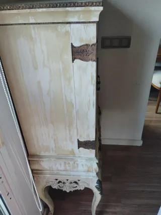 Mueble Bar Vintage Madera y Metal.