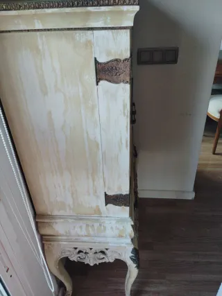 Mueble Bar Vintage Madera y Metal.