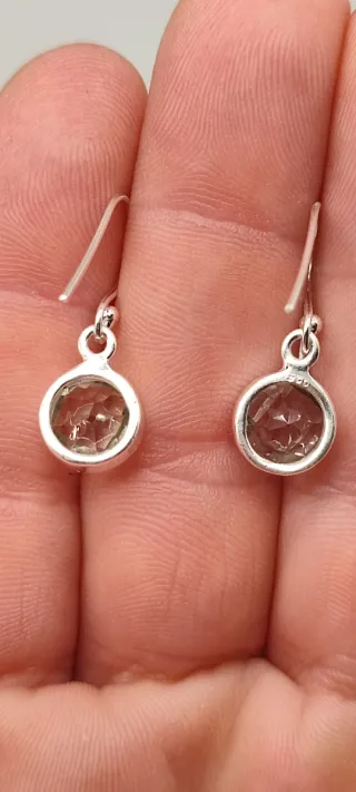 Pendientes Plata y Prasiolita