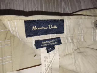 Pantalón Massimo Dutti Beige