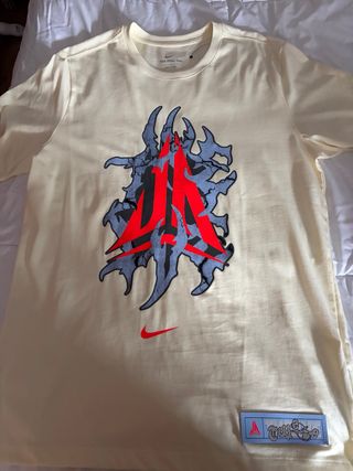 Camiseta Nike Ja Morant Roja y Beige