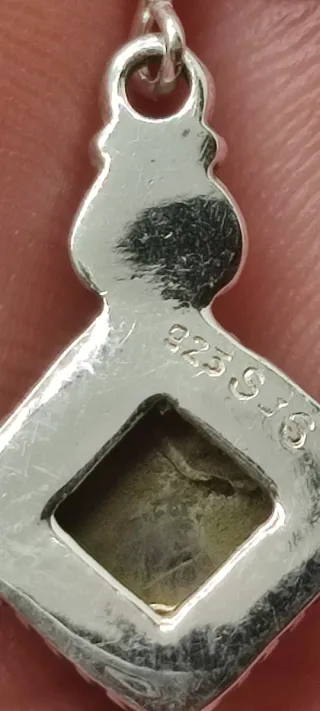 Pendientes de Plata y Labradoritas.