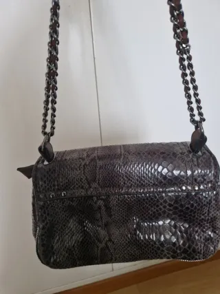 Bolso Xti Marrón Piel Serpiente