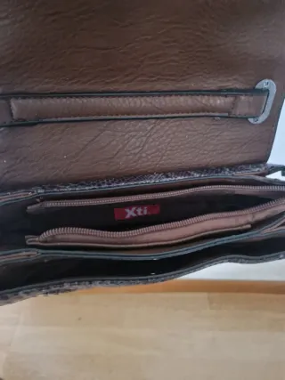 Bolso Xti Marrón Piel Serpiente