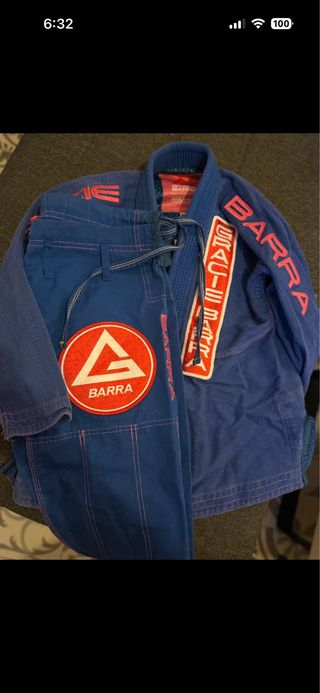 Kimono Gracie Barra F2 Azul