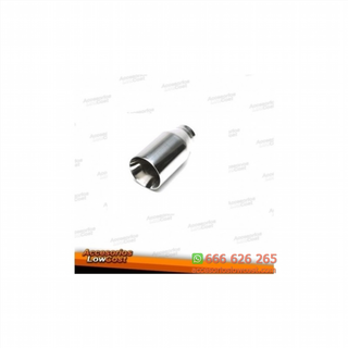 COLA ESCAPE INOX REDONDA DE 100 MM CON BORDE FINO